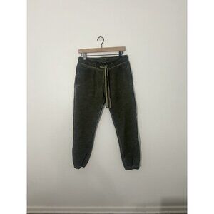 Talentless Green Acid Wash Oil Stain Sweatpants Military Green Size Small